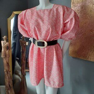 NWT Handmade Puff Sleeved Mini Dress
